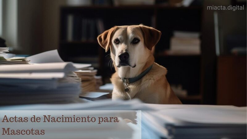 Actas de Nacimiento para Mascotas