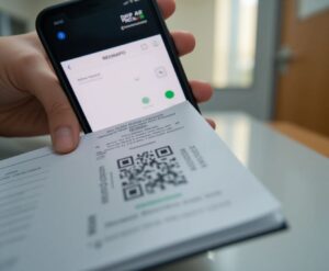 Verificación digital instantánea del documento oficial mediante Código QR